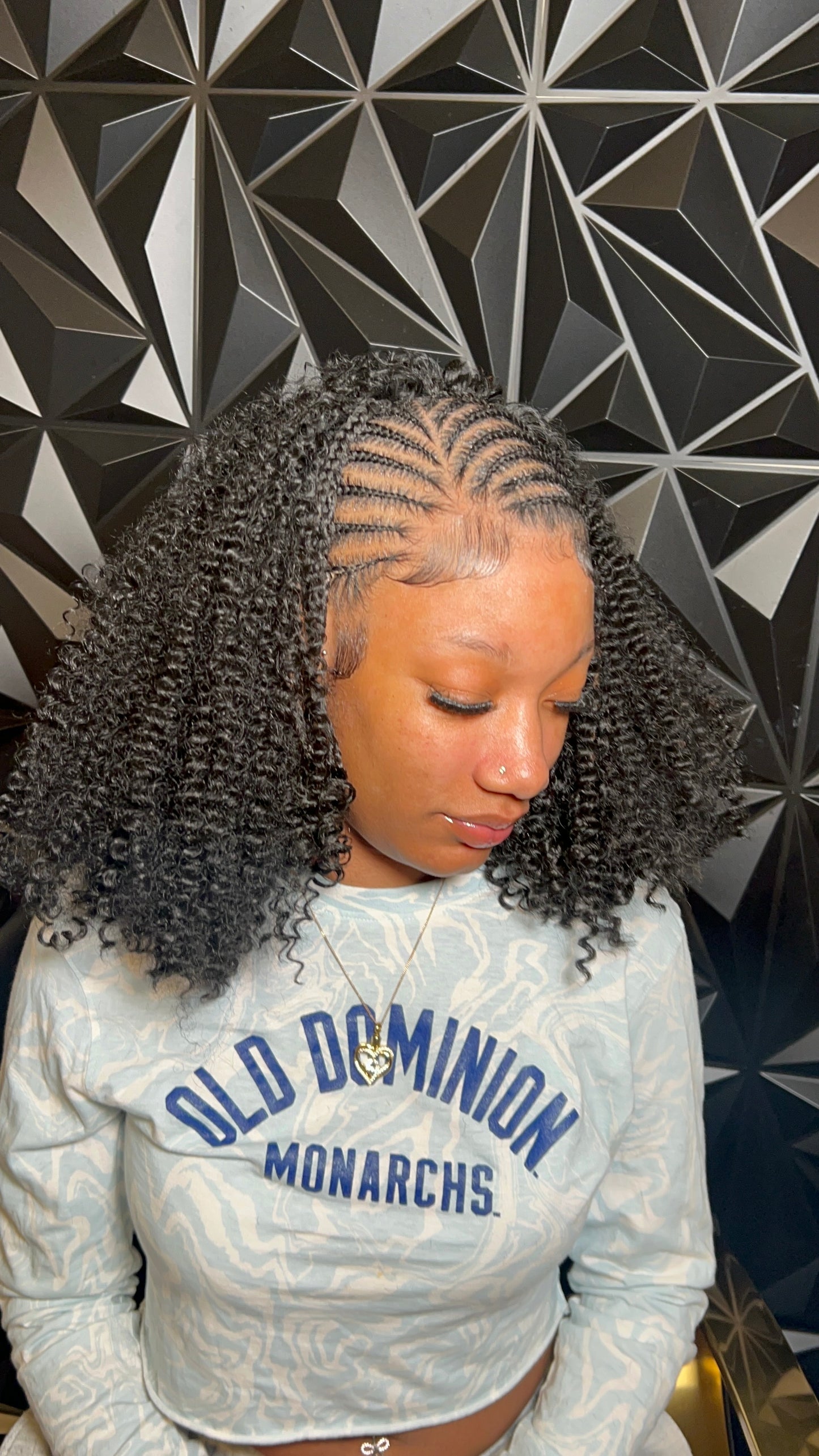 Half feedins half quick weave